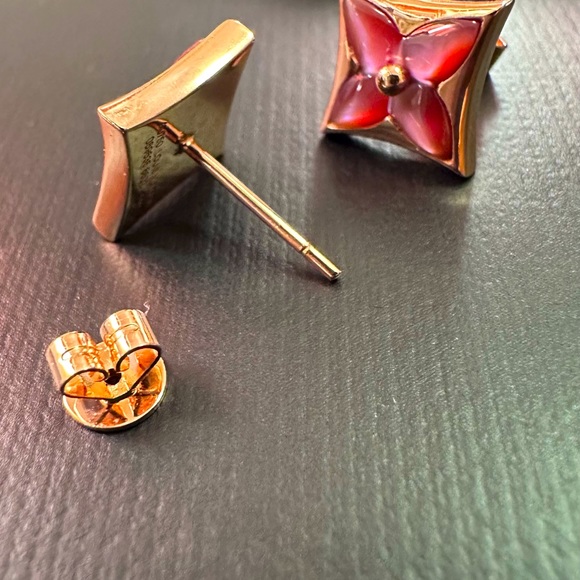 Rose Gold Earring (Gold Authentic 750) - Picture 4 of 4